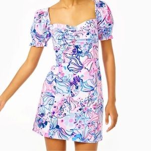 Lilly Pulitzer NWOT Prosecco Pink Keisha Stretch Dress Make A Splash 00